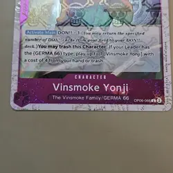 Vinsmoke Yonji OP06-066 NM (Jolly Roger Holo Foil) One Piece (PRB-01) TCG CCG - Image 4