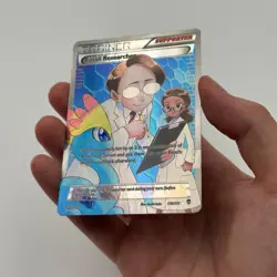 Fossil Researcher 110/111 Full Art 2014 Furious Fists Pokemon Card LP - Image 2