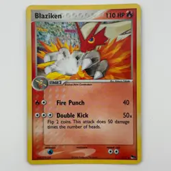Blaziken 1/17 Pop Series 1 Holo Rare Pokemon Card MP - Image 1