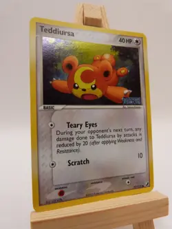 Pokemon Reverse Foil Card : Teddiursa 77/115 (Ex Unseen Forces) - Image 2