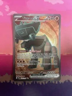 Pokemon Card Ting-Lu ex 243/193 Paldea Evolved Ultra Rare Near Mint - Image 1
