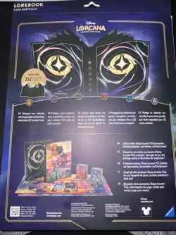 Disney Lorcana TCG Lorebook Cards Portfolio - CARD BACK (Shimmering Skies) - Image 2