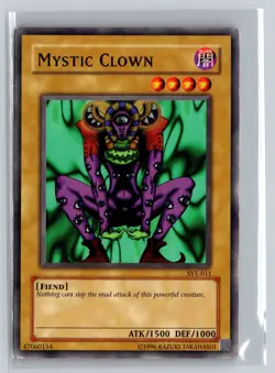 Yu-Gi-Oh Card - Mystic Clown - SYE-011 Starter Deck: Yugi Evolution - NM - Image 1