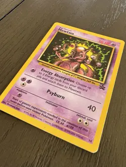 Pokemon Card - Mewtwo WoTC Black Star Promo 14 Non Holo - Image 2