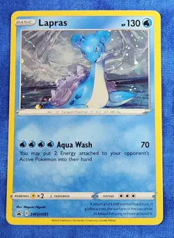 Pokemon Lapras SWSH051 Sword & Shield Promo Card Holo - Image 1