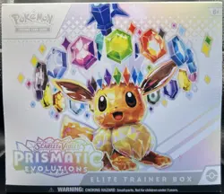 Pokemon Prismatic Evolutions Elite Trainer Box ETB Factory Sealed New - Image 1