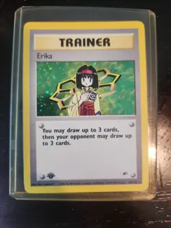 Pokemon Erika Gym Heroes Holo Rare 1st Edition #16 - Image 1