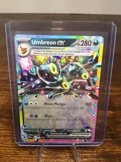 Umbreon EX 060/131 Double Rare Pokemon Prismatic Evolutions TCG - Image 3