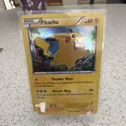 Pikachu Pokemon TCG Collector Chest XY Promo XY89 Holo Eng Basic 60 HP Arita - Image 1