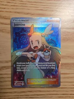 Pokemon TCG Jasmine Full Art Trainee Ultra Rare Holo SM-Team Up 177/181 - Image 1
