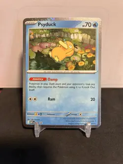 Pokemon Mega Evolution Psyduck Cosmos Holo Black Star Promo 007 - Near Mint - Image 1