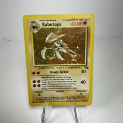 Pokemon TCG Kabutops 9/62 Fossil Holo Rare HP - Image 4