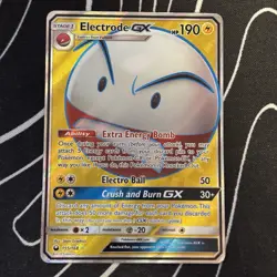 Electrode GX Pokemon TCG Celestial Storm 155/168 Full Art Holo 2018 - Image 1