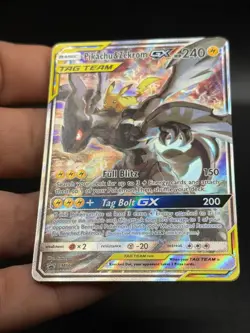 NEAR MINT - Pikachu & Zekrom GX TAG TEAM Promo SM168 - Pokemon NM HB3 - Image 2