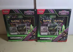 Lot Of 2 Pokemon Shrouded Fable SV6.5 Kingambit Illustration Collection Sealed - Image 1