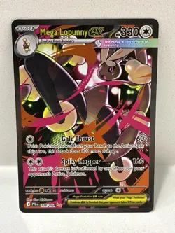 Pokemon TCG Mega Lopunny ex #128 Phantasmal Flames Special Illustration Rare - Image 1