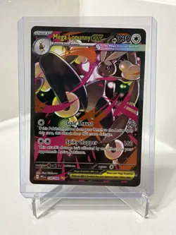Pokemon TCG Mega Lopunny ex #128 Phantasmal Flames Special Illustration Rare - Image 2