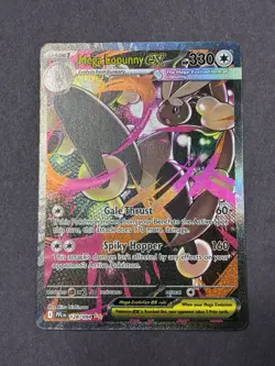 Pokemon TCG Mega Lopunny ex #128 Phantasmal Flames Special Illustration Rare - Image 4