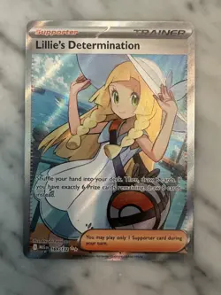 Pokemon TCG Lillie's Determination Full Art 169/132 Mega Evolution Near Mint - Image 1