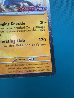 Pokemon 114/198 Lucario Cosmo Foil Stamped NM Promo - Image 5
