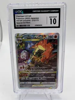 The Pokemon Company 2022 VSTAR Universe Charizard VSTAR 212/172 SAR Holo CGC 10 - Image 1