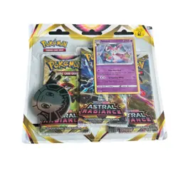 Pokemon TCG - 2022 Astral Radiance Triple Blister Sylveon - New and Sealed. - Image 1
