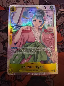 Kouzuki Hiyori OP06-106 Super Rare Wings of the Captain One Piece Near Mint - Image 1