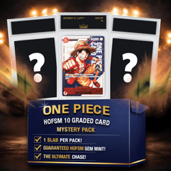 One Piece HOFSM 10 Graded Anime Card Mystery Pack - Image 1
