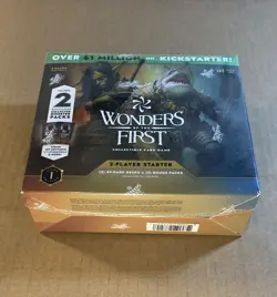 NEW SEALED Wonders of the First 2-Player Starter Set Kit With Bonus Packs CCG.. - Image 2
