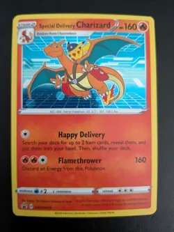Special Delivery Charizard Holo Promo SWSH: Sword & Shield Promo Cards SWSH075 L - Image 1