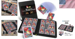 Zippered Toploader Album for 252 Trading Cards - Suede Lined & Durable - Image 2