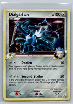 Dialga G - 7/127 - Pokemon Platinum Holo Card LP - Image 1
