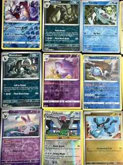 Authentic Pokemon TCG Assorted Reverse Holo Card Lot - 50 Reverse Holo Cards! - Image 1