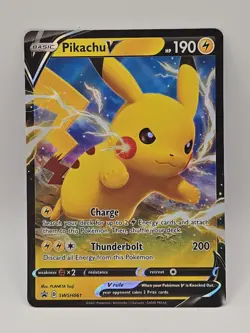 Pikachu V SWSH061 SWSH: Sword & Shield Promo Cards Holo - Image 1