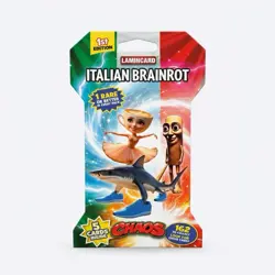 Lot of 10 Italian Brainrot Lamincard Chaos Edition Booster Packs 1st Ed Diramix - Image 2