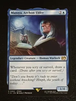 MTG Final Fantasy Matoya, Archon Elder 0062 NM Rare - Image 1