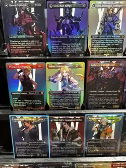 MTG Final Fantasy Full Art Foil Card Lot (21) Near Mint! - Image 2