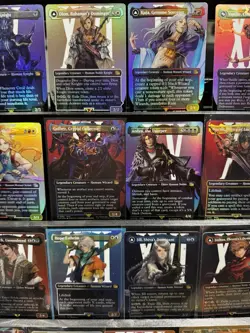 MTG Final Fantasy Full Art Foil Card Lot (21) Near Mint! - Image 3