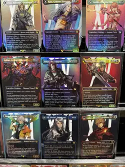 MTG Final Fantasy Full Art Foil Card Lot (21) Near Mint! - Image 4