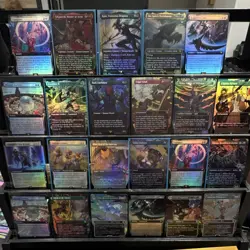 MTG Final Fantasy Foil Borderless Card Lot (23) Near Mint!! - Image 1