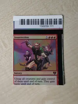MTG Misprint Insurrection NFC Foil Commander Legends - Image 1