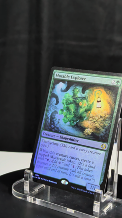MTG Mutable Explorer TRADITIONAL FOIL NM Lorwyn Eclipsed ECL #0186 Rare - Image 2