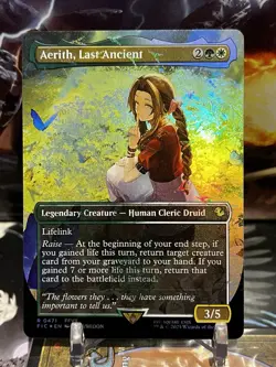 MTG | Aerith, Last Ancient (✨Chocobo Track Foil✨) [FINAL FANTASY] - Image 1