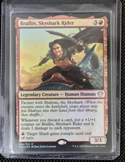 Shabraz, the Skyshark and Brallin, Skyshark Rider Commander 2020 FOIL MTG Magic - Image 3