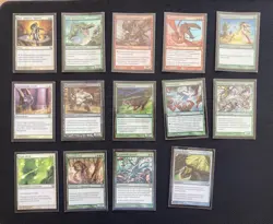 Bundle of 14 Russian Foil MtG - Image 1