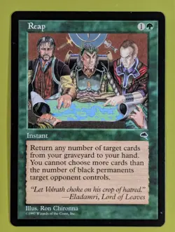 Reap x1 Tempest 1x Magic the Gathering MTG - Image 1