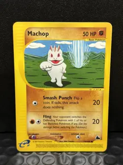 The Pokemon Company Machop 74/144 Skyridge Regular Common ENG 50 HP Basic - Image 1