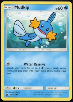 Mudkip 32/168 Common Celestial Storm Pokemon Near Mint - Image 1