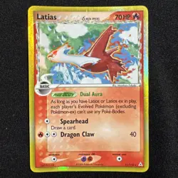Pokemon EX Holon Phantoms Latias Delta Species #11/110 HoloRare [Lightly Played] - Image 1