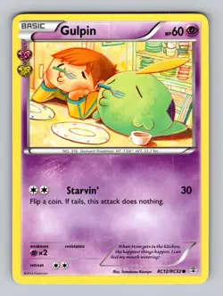 Gulpin RC12/RC32 Common Generations Pokemon Lightly Played - Image 1